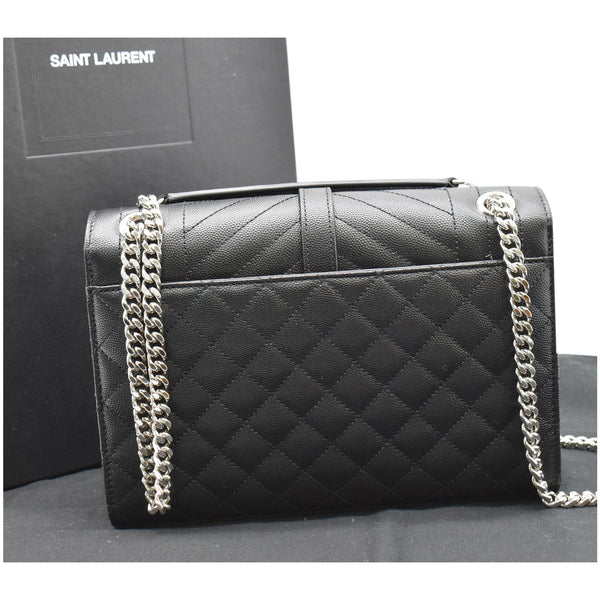 Yves Saint Laurent Envelope Medium Chain Leather Chain Bag
