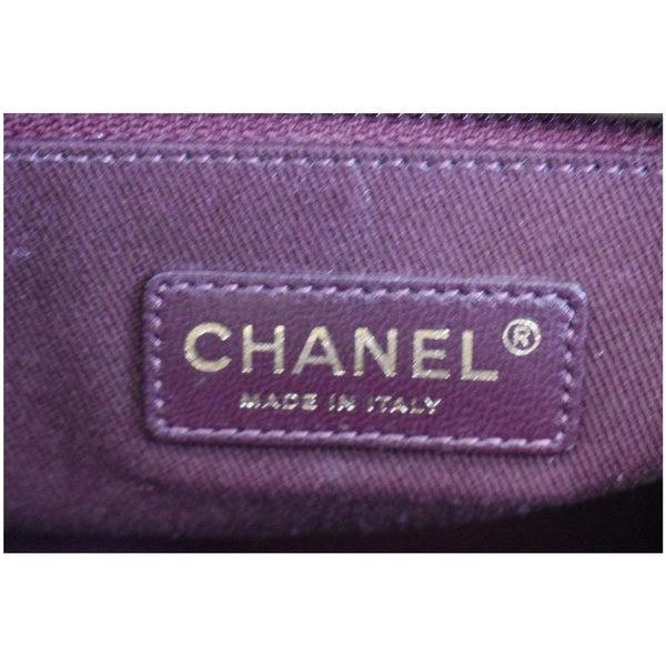 CHANEL Quilted Leather Perfect Edge Shopper Tote Brown