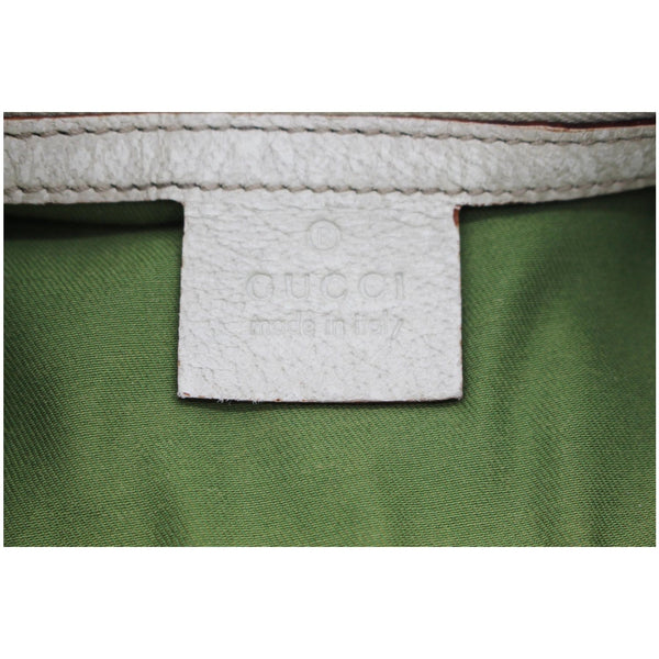 GUCCI Pelham Small GG Canvas Studded Shoulder Bag Beige