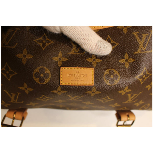Engraved Louis Vuitton Saumur 43 Monogram Bag