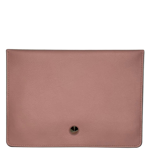 FENDI Dotcom Quilted Lambskin Zippy Pochette Pink - Last Call