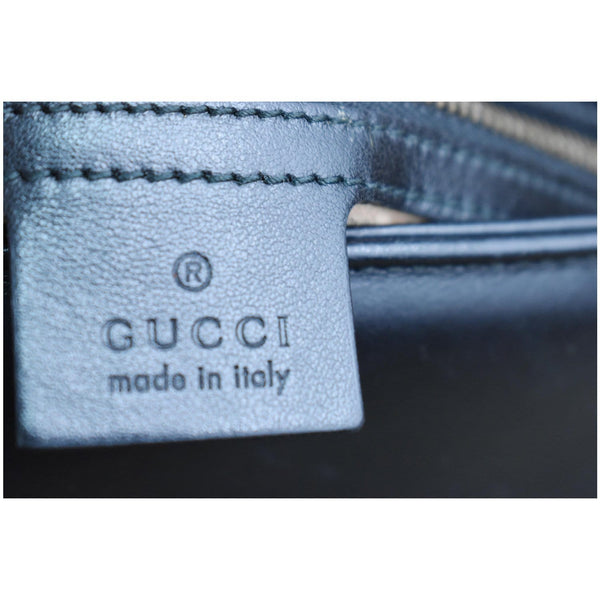 GUCCI GG Marmont Medium Matelasse Leather Top Handle Shoulder Bag Black 498109