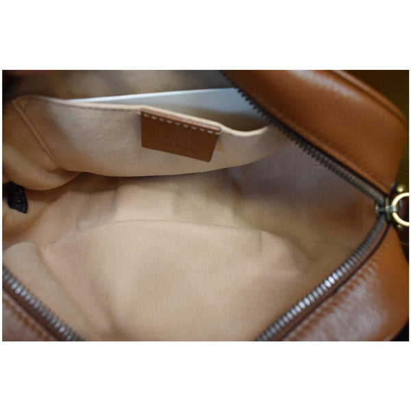 Gucci GG Marmont Small Matelasse Leather Bag interior