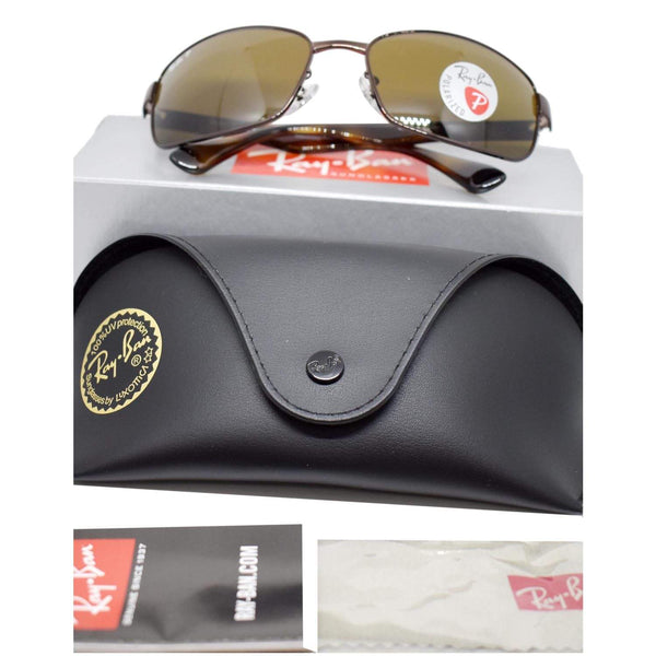 Ray-Ban RB3478 014/57 Sunglasses Crystal Brown Polarized Lens