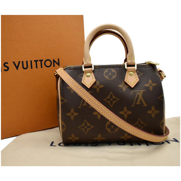 Louis Vuitton Nano Speedy Monogram Canvas Crossbody Bag