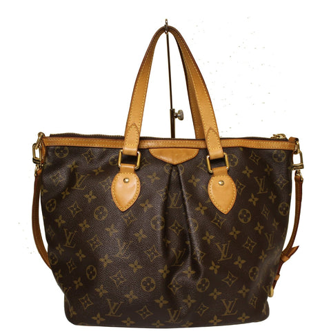 Louis Vuitton Palermo PM Monogram Canvas Front View