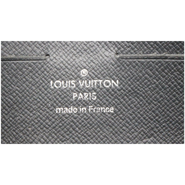 LOUIS VUITTON Alpha Damier Graphite Canvas Pouch Clutch Bag Black