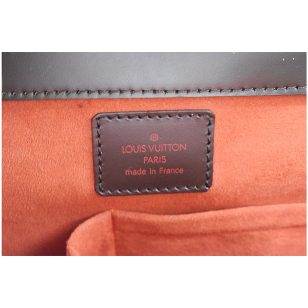 LOUIS VUITTON Sarria Seau Damier Ebene Tote Bag Brown