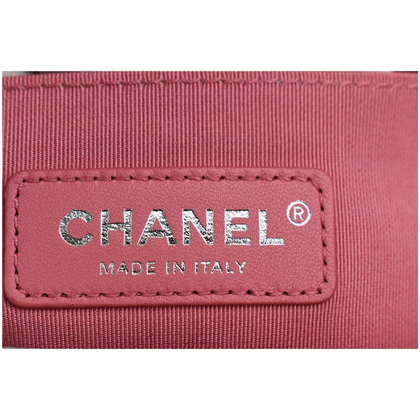 CHANEL Medium Rainbow Boy Flap Caviar Leather Shoulder Bag Multicolor