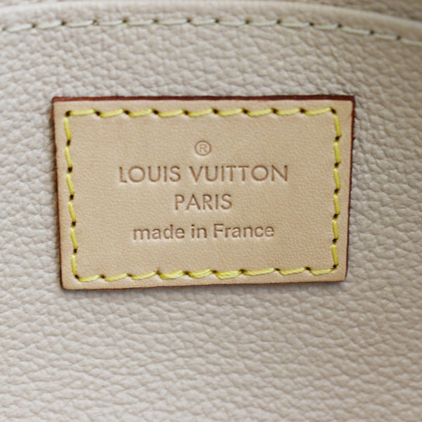 LOUIS VUITTON Damier Azur Cosmetic Pouch White