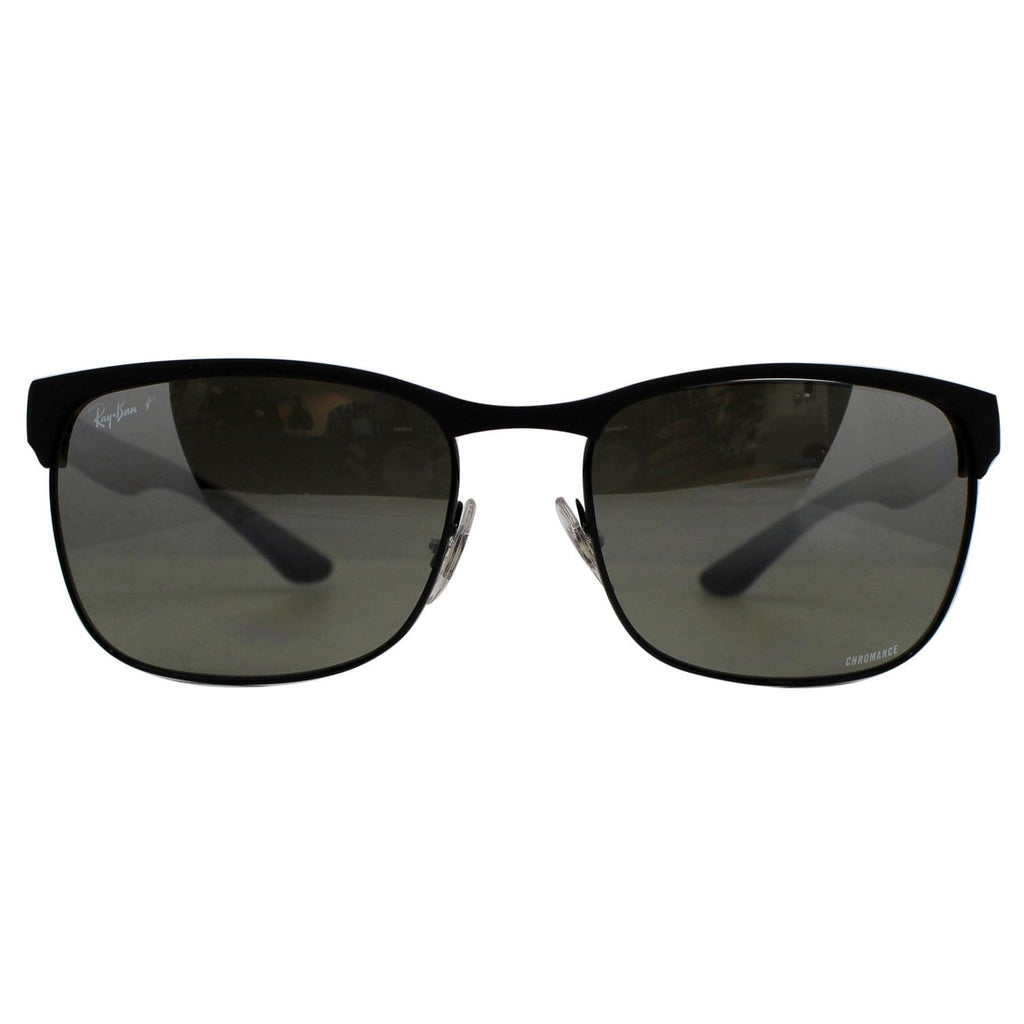 RAY-BAN RB8319CH 186/5J Sunglasses Silver Mirror Polarized Chromance L