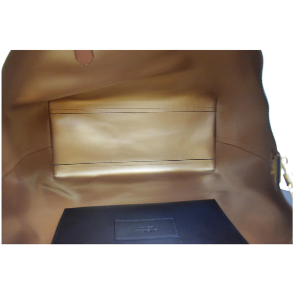 GIVENCHY Medium GV Calf Leather Shopper Tote Bag Black