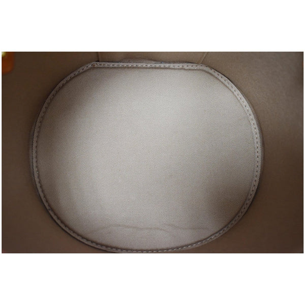 MCM Small Cylinder Visetos Monogram Leather Crossbody Bag Cognac