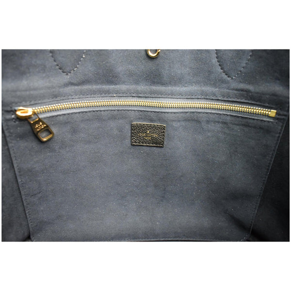 LOUIS VUITTON Neverfull MM Monogram Empreinte Tote Bag Black