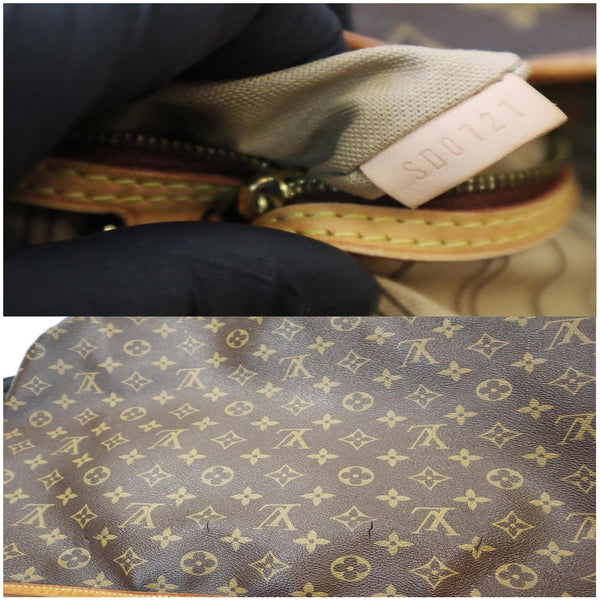 Louis Vuitton Delightful MM Monogram Canvas Bag Tote code