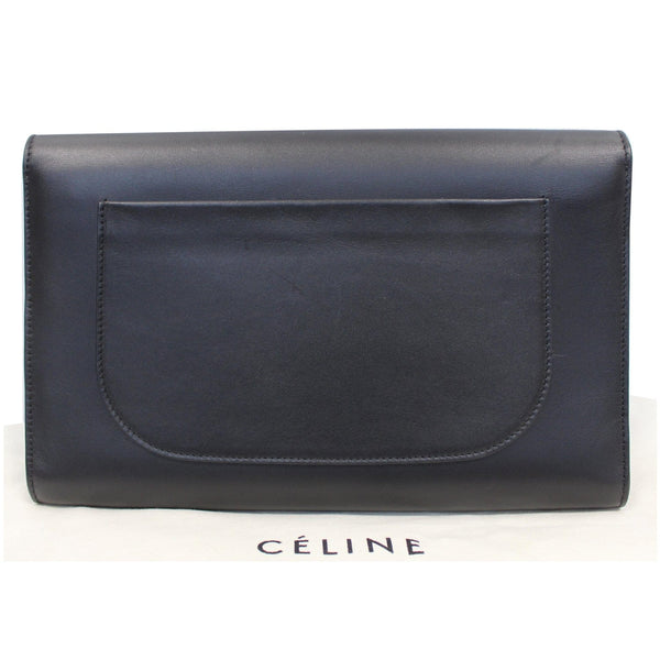 CELINE Trotteur Large Flap Multifunction Smooth Leather Wallet Black