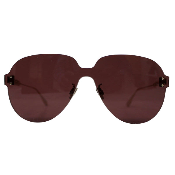 CHRISTIAN DIOR QUAKE3S 0LHF/U1 Opal Burgundy Sunglasses Pink Lens