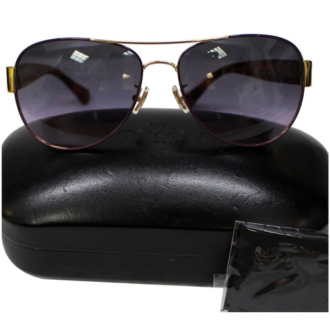 COACH HC7059 Sunglasses Grey Purple Gradient Lens