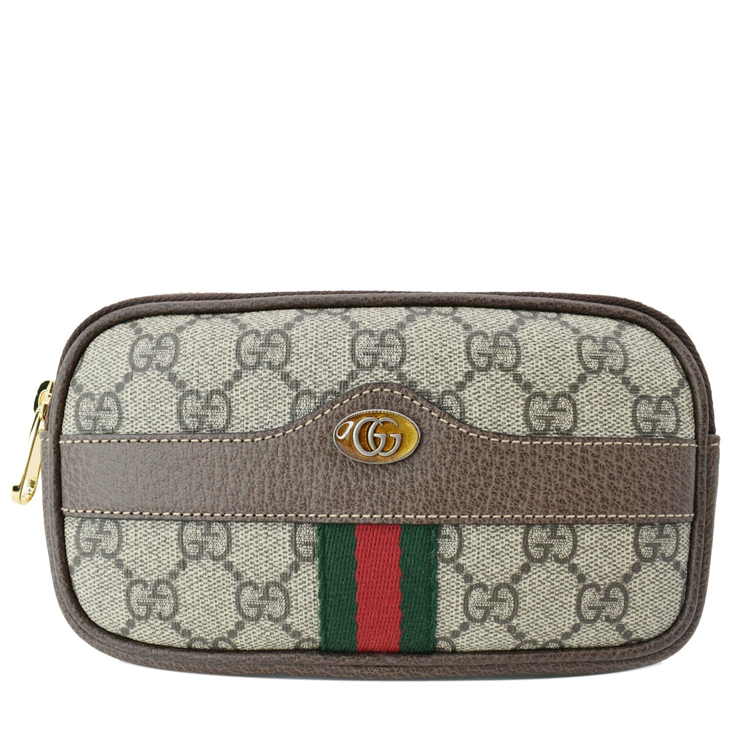 GUCCI Ophidia GG Supreme Canvas Web Belt Bag Brown | DDH