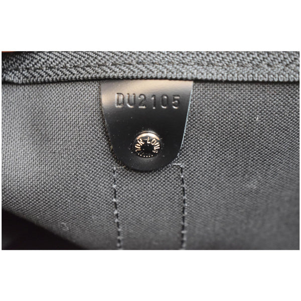 LOUIS VUITTON Keepall 45 Damier Graphite Bandouliere Travel Bag Black