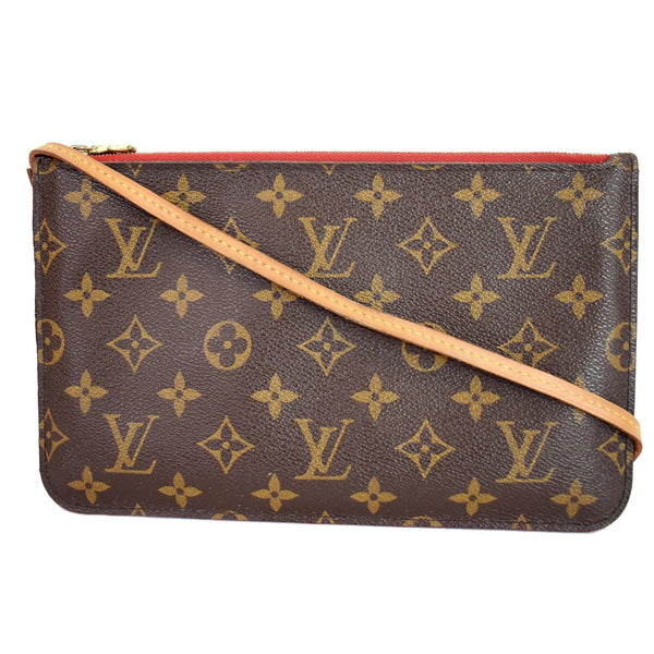 Louis Vuitton Pochette Wristlet Pouch Neverfull MM - pouch front side