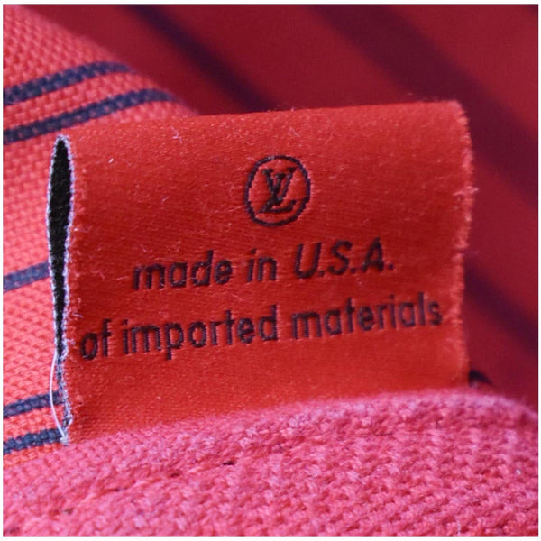 LOUIS VUITTON Neverfull MM Damier Ebene Tote Bag Brown