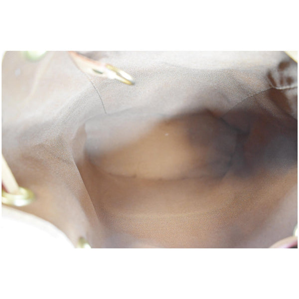 LOUIS VUITTON Mini Montsouris Monogram Canvas Backpack Bag Brown