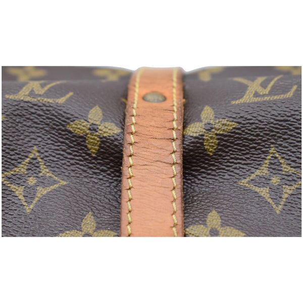LOUIS VUITTON Saumur 30 Monogram Canvas Shoulder Bag Brown