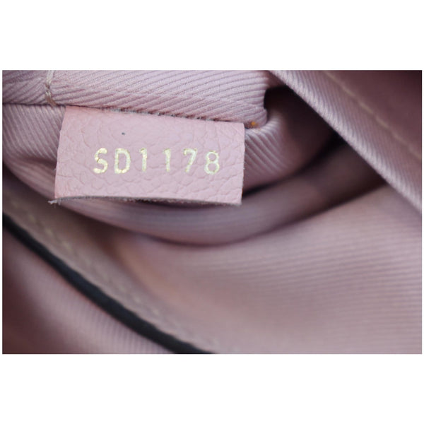 LOUIS VUITTON Blanche BB Empreinte Leather Shoulder Bag Rose Poudre