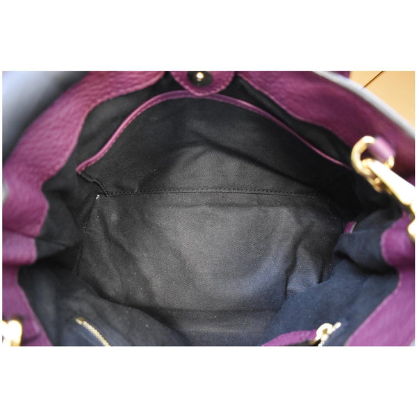 BURBERRY Small Banner Leather House Check Tote Shoulder Bag Burgundy