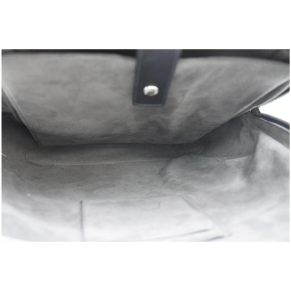 Preowned Gucci GG Signature Leather Backpack Bag Black