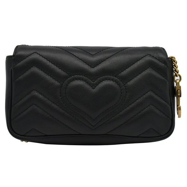 Gucci GG Marmont Super Mini Crossbody Bag Backside view