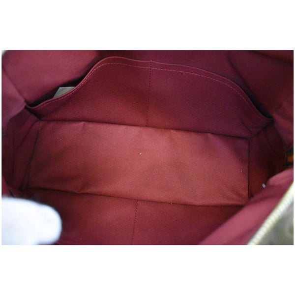 Louis Vuitton Ponthieu PM Empreinte Leather Handbag - maroon interior