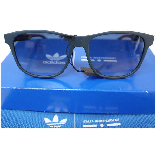 ADIDAS AOR031 CM1400 021.000 Square Men Dark Blue Sunglasses Blue Lens
