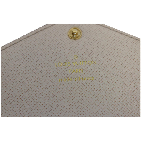 LOUIS VUITTON Josephine Damier Azur Wallet White