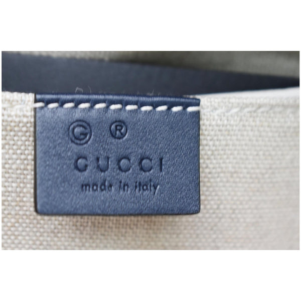 GUCCI Mini Dome Micro Guccissima Leather Crossbody Bag Blue 449654