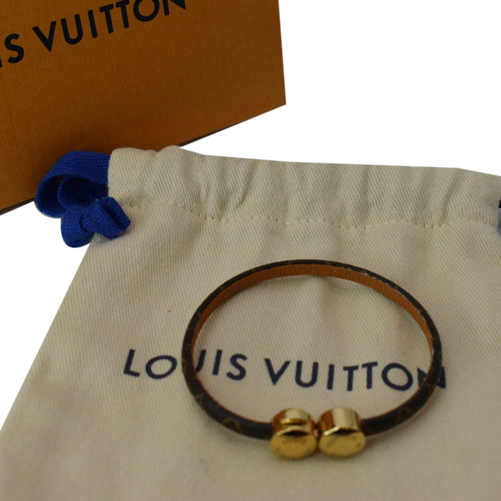 LOUIS VUITTON Monogram Mini Historic Bracelet 17 1240022
