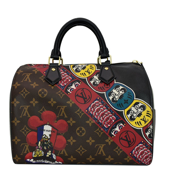 Louis Vuitton Kabuki Speedy 30 Monogram Canvas Satchel Bag
