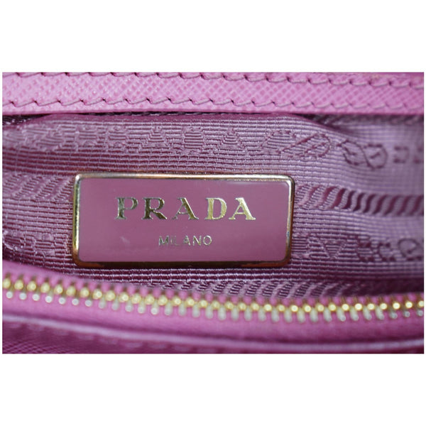 PRADA Promenade Mini Saffiano Leather Satchel Bag Pink