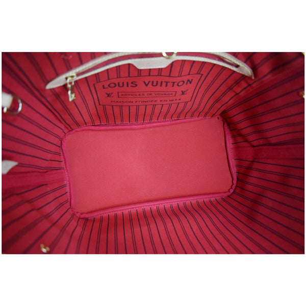 LOUIS VUITTON Neverfull MM Monogram Canvas Tote Shoulder Bag Brown