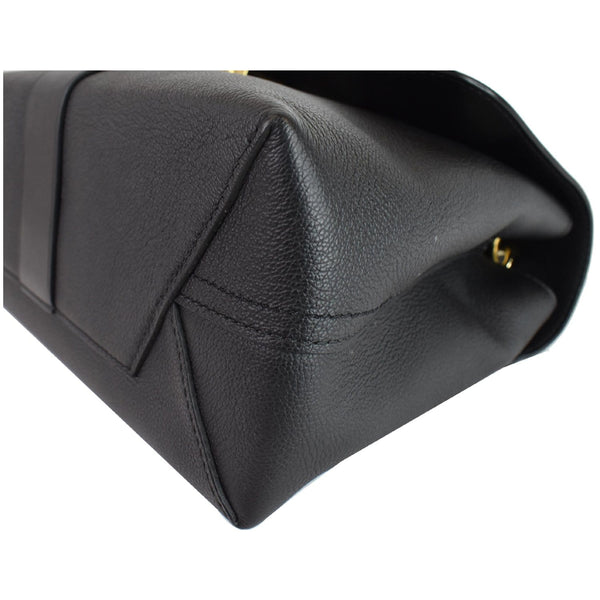 LOUIS VUITTON Very One Handle Monogram Leather Shoulder Bag Black