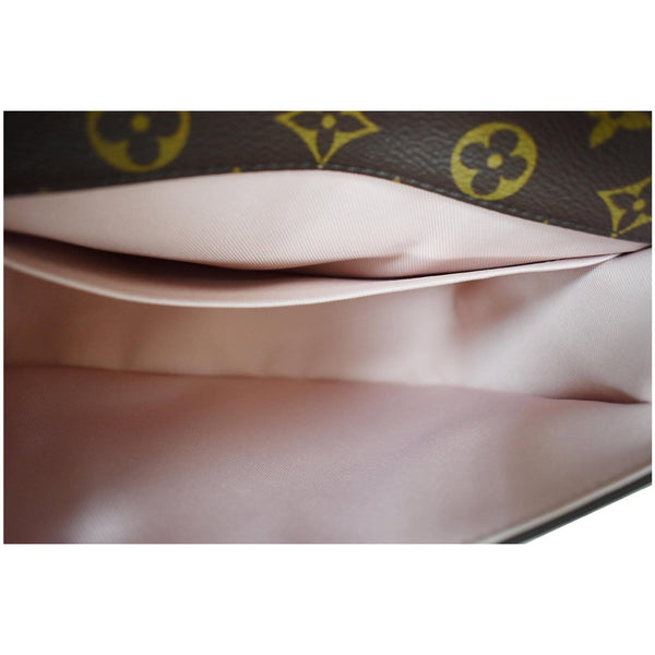 LOUIS VUITTON Cherrywood BB Patent Leather Shoulder Bag Rose Ballerine