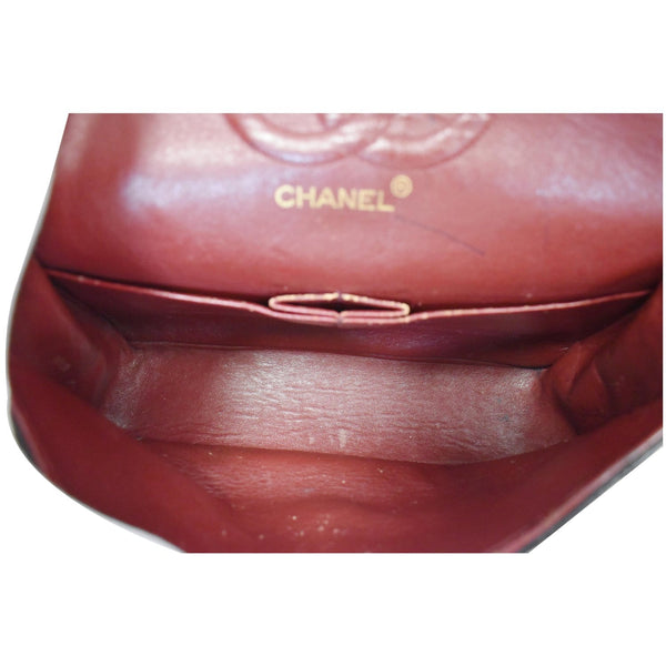 CHANEL CC Vintage Classic Medium Double Flap Calf Shoulder Bag Black