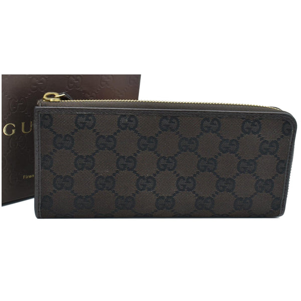 Gucci GG Canvas Zip Around Wallet - Used Luxury For Sale