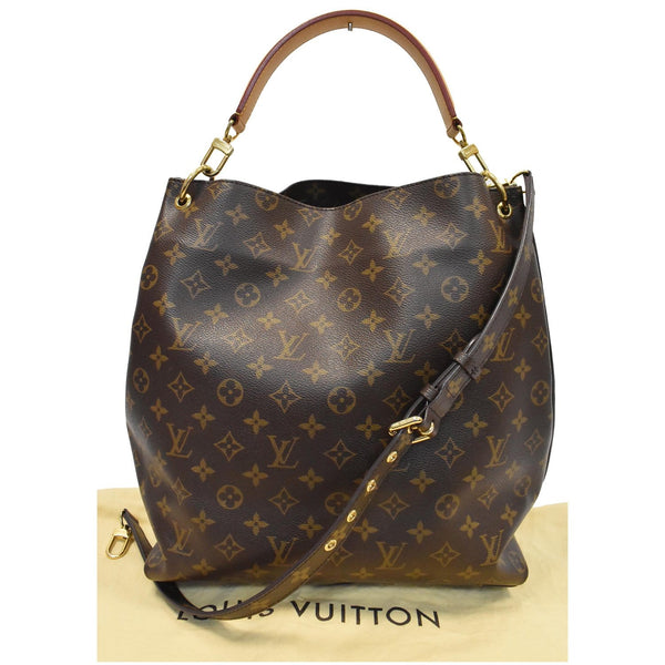 LOUIS VUITTON Metis Hobo Monogram Canvas Shoulder Bag Brown