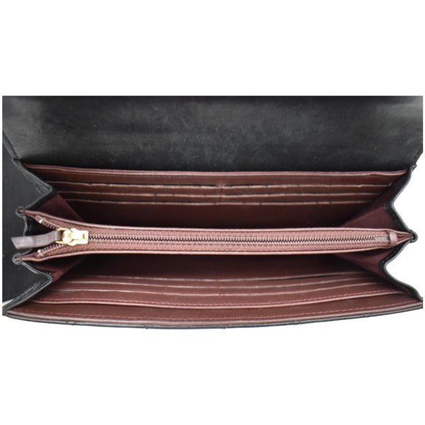 Chanel Classic Long Flap Leather Wallet Black - Shop Now
