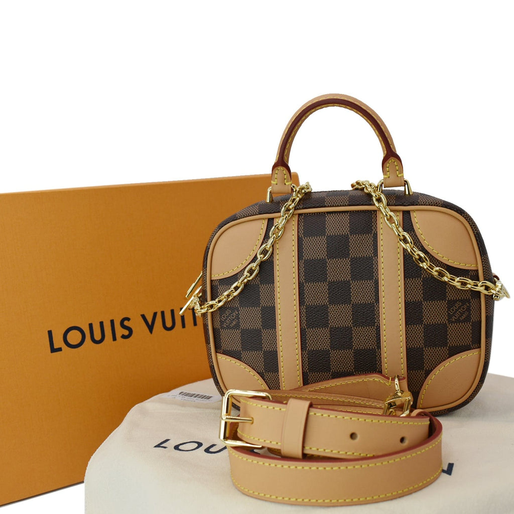Louis Vuitton LV Valisette Souple BB Brown Cloth ref.1012433 - Joli Closet