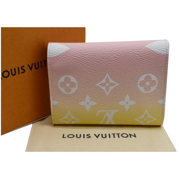 LOUIS VUITTON Monogram Victorine Pool Compact Wallet Pink