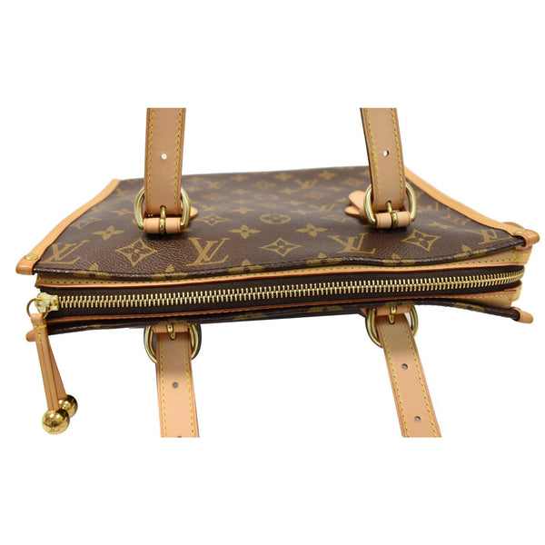 LOUIS VUITTON Popincourt Haut Monogram Canvas Shoulder Bag Brown