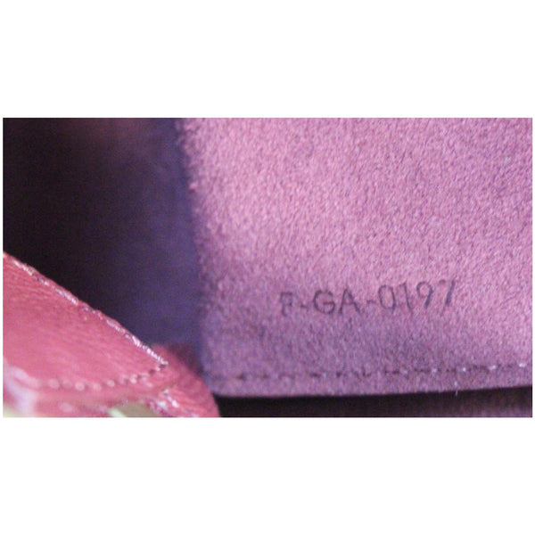 CELINE Micro Belt Grained Calfskin 2Way Shoulder Bag Ruby